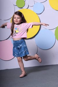 تیشرت و دامن شلواری بچه تولیدی گوچانا مدل آدانا